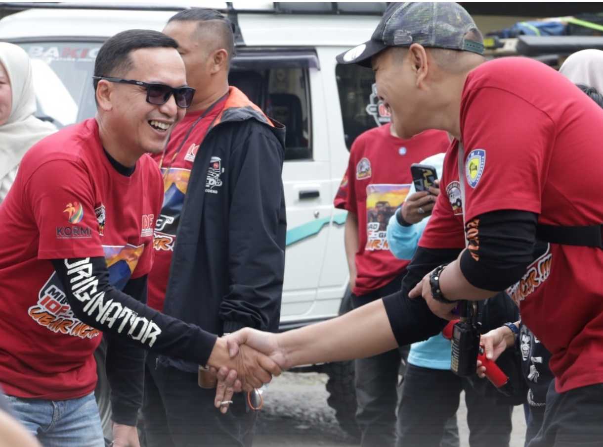 Semangat Offroad! DPRD Garut Hadiri HUT ke-3 IOF Pengcab Garut